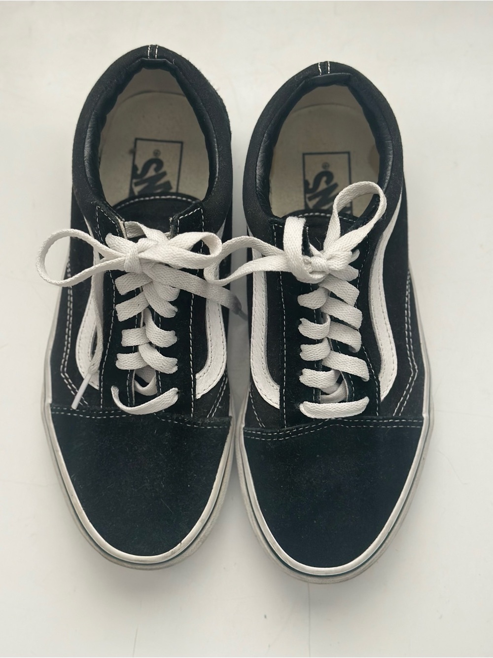 Vans Black & White Classic Old Skool Flats